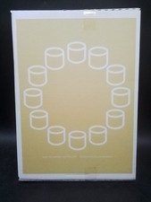 12 Ikea Teelichthalter Weiß Keramik,PS Värmeljushållare,Ehlén Johansson,Neu
