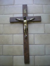 großes Kruzifix Wandkreuz