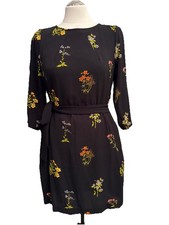 H&M Kleid dunkelblau mit