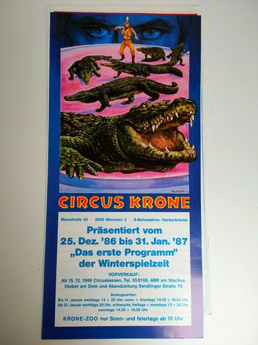 Plakat circus krone münchen - plakat,