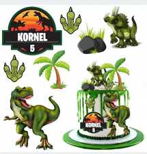 Dinosaur Essbar Rex Dino T-rex Party Tortenaufleger Torte  Geburstag Zuckermasse