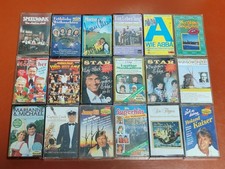 Musikkassetten Sammlung, Konvolut, Kassetten, Deutsche Schläger 18 Stück