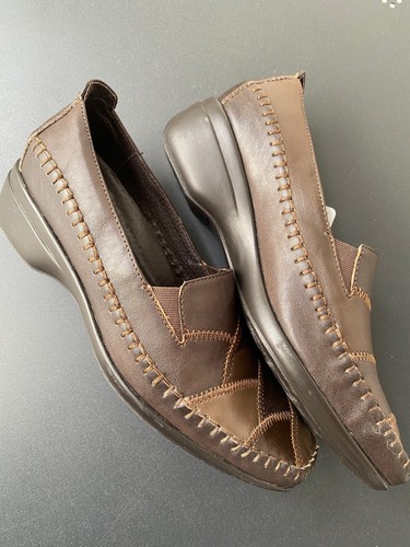 ღ halbschuhe leder braun - ღ,
