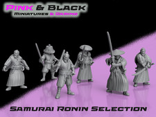 54 mm Smaurai Ronin Miniaturen