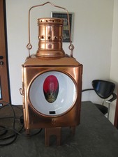 Eisenbahnlampe, alte Bahnlampe