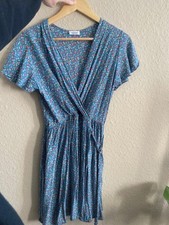 Wickelkleid V-Ausschnitt Damen