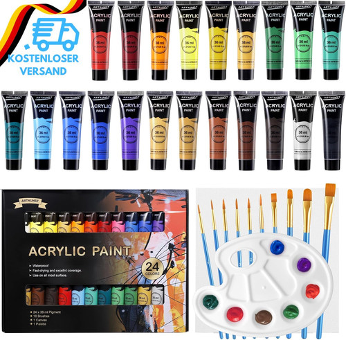 Acrylfarben set 36 ml - 24,