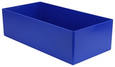 25 St. Schubladen-Einsatzkästen E 63/6, 216x108x63 mm, aus hochschlagfestem PS
