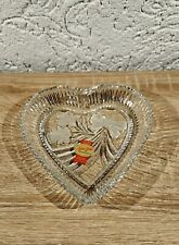 Vintage Kristall Herz  ❤️  Schale Bleikristall Original Anna Hütte 