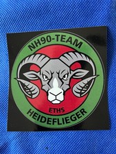 Bundeswehr Aufkleber Heideflieger NH90-Team "TrspHubSchrRgt 10",(aus Sammlung) -