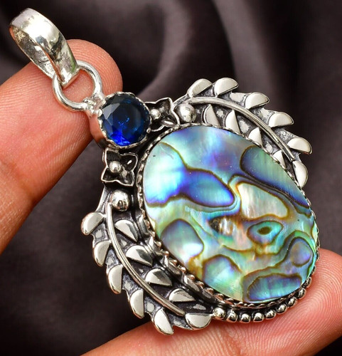 Abalone muschel edelstein 925 - muschel,