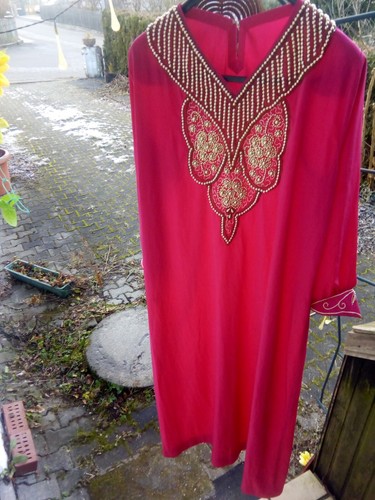 Damenkleid orient rot - damenkleid,