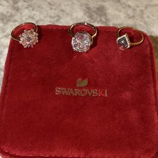 Swarovski Crystal Rings Set