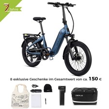 DERUIZ E Bike 20Zoll Klapprad Elektrofahrrad 500Wh Shimano 8G für Damen /Herren