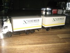 Herpa 1:87  M-Benz  Koffer Hängerzug Spedition Schenker  Eurocargo Rare