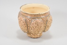 C25G03- Fischer Budapast Keramik Übertopf Cachepot Historismus um 1880