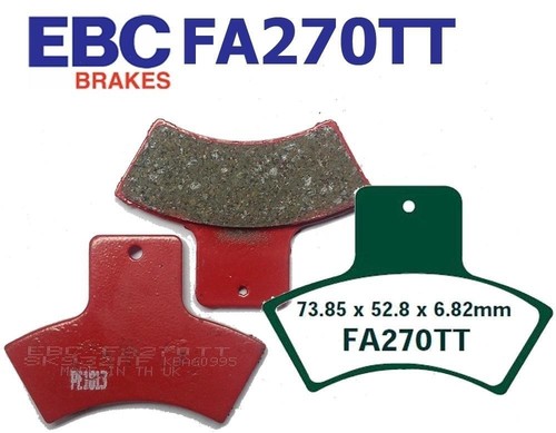 Ebc bremsbeläge fa270tt für - bremsbeläge,