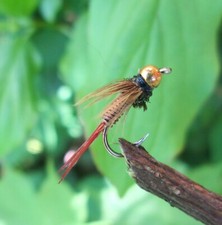 Gilchrist Fliegen. 3 x Goldkopfnymphen COPPER JOHN. Auswahl von Größen. Forellen