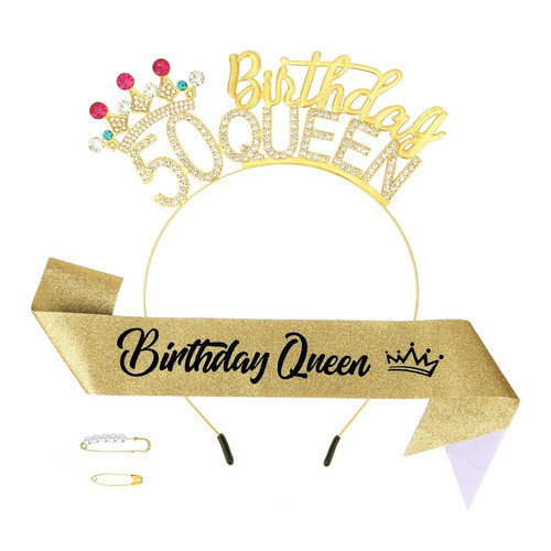 Geburtstag krone schärpe - geburtstag,
