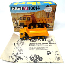 Kibri H0 10014 Modellauto LKW MAN 4-achser Meiller Hinterkipper  - H0 HO 1:87