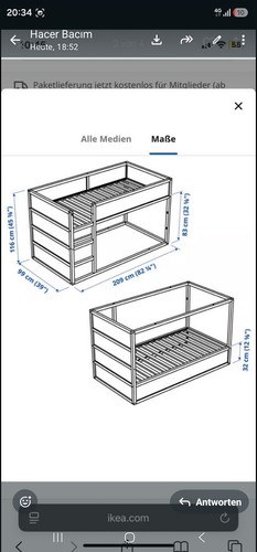 Ikea kura hochbett - ikea, kinderbett