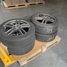 4 x Dezent TZ 8X18 5/112 ET44 Graphite mit Winterreifen 235/45R18 V XL Conti