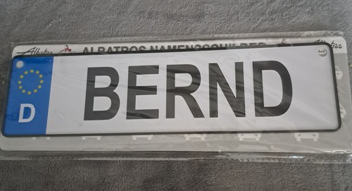 Namensschild bernd 5x6 5cm - bernd,