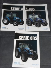 LANDINI SERIE 6RS, SERIE 4, 5-085 Traktoren Prospektblätter ( 24336 )