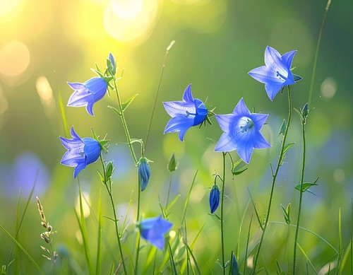 Blaue glockenblume samen - blaue,