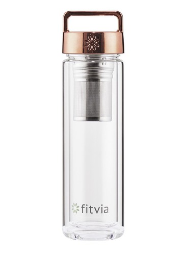 Fitvia thermoflasche rose - thermoflasche, "rose