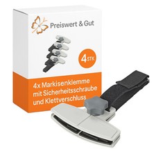 4x Markisenklemme Planenclips