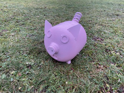 Schwein skulptur aus - schwein,