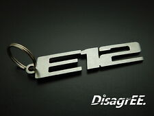 Schlüsselanhänger "E12" für BMW 5er 528 530 M 3.3 M535i i - Edelstahl gebürstet