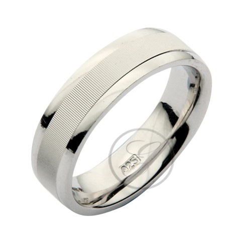 Sterling silber ehering - silber,