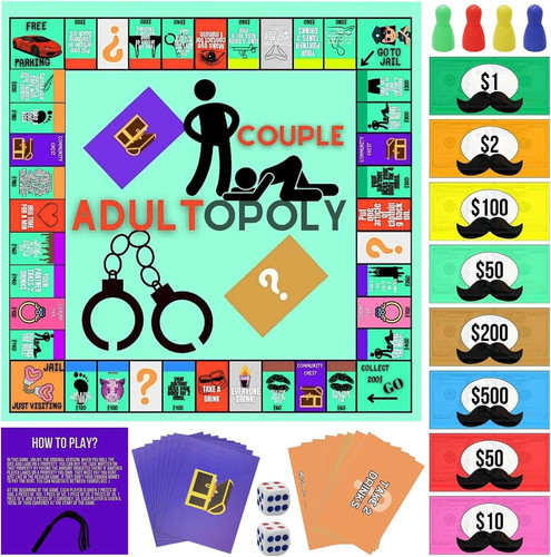 Adultopoly brettspiel - adultopoly,