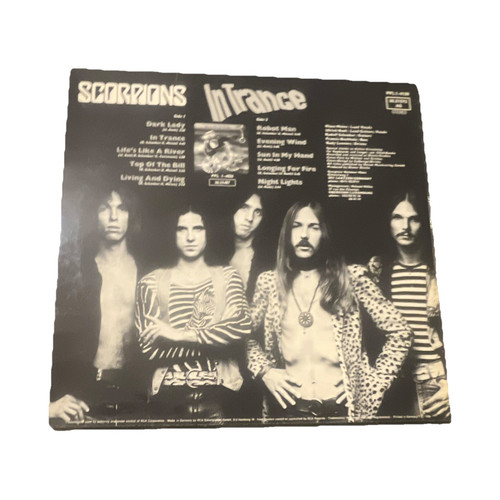 Scorpions trance vinyl - scorpions, lp