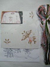 Kreuzstich Stickbild Weihnachten Tischdecke Handarbeit 80x80 Stickpackung 80x80