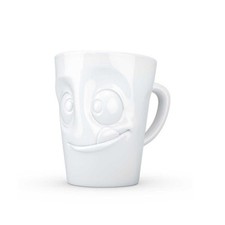 TV Tassen Henkeltasse weiß