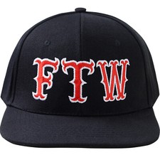 Snapback Cap mit Spruch | Kappe mit Motiv FTW | unisex Basecap schwarz