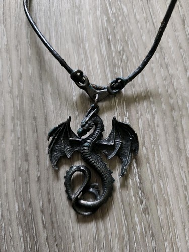 Kette halskette drache vintage - halskette,