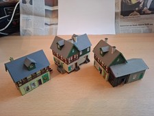 Modelleisenbahn, Spur TT, Gebäude, Häuser