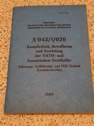 Nva ddr gdr handbuch - ddr,