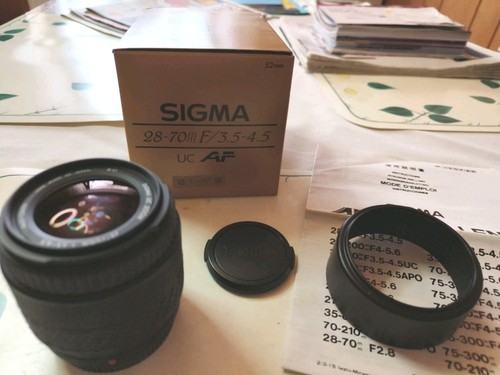 Sigma 70mm 5 - sigma, f3.5-4.5