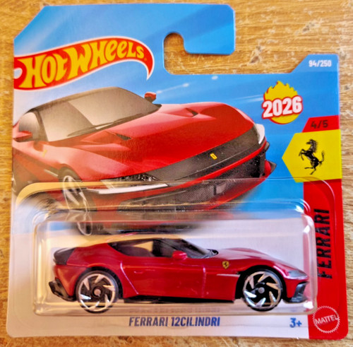 Hot wheels ferrari 12cilindri - wheels,