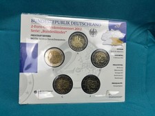 BRD 5x 2 EURO 2012 ADFGJ - SCHLOSS NEUSCHWANSTEIN - KPS - ST im BLISTER