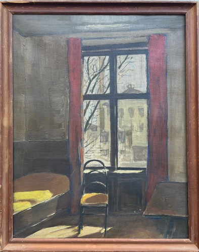 Impressionist stubeninterieur - impressionist,