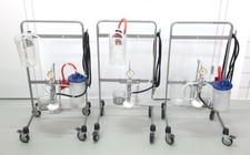 3x Medap fahrbare Saugeinheit Druckluft Absaugung Suction System Atmos
