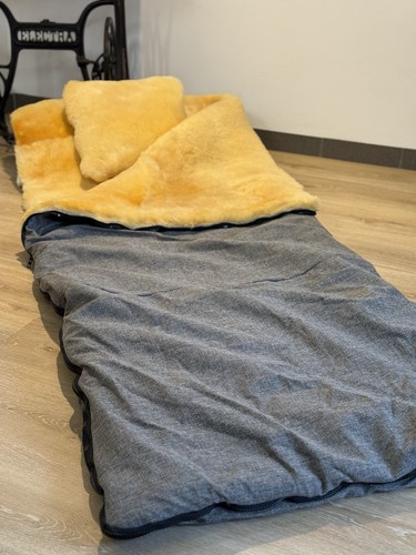 Schlafsack lammfell weich öko - schlafsack,