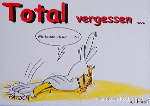Lustige postkarte total - lustige,