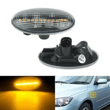 2x Led Seitenblinker Klar Für